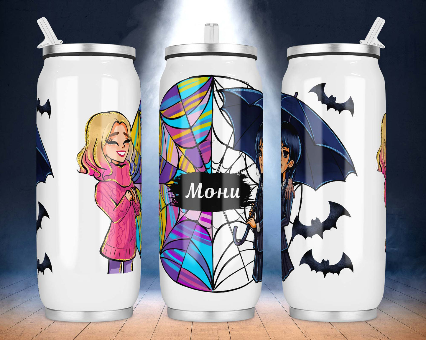 Термо бутилка "Wednesday" 500мл #1